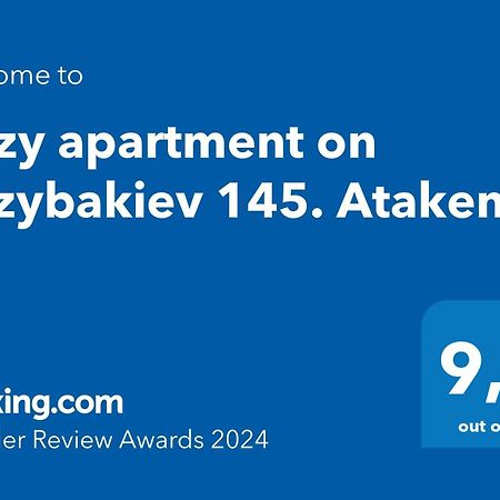 אלמטי Cozy Apartment On Rozybakiev 145. Atakent מראה חיצוני תמונה