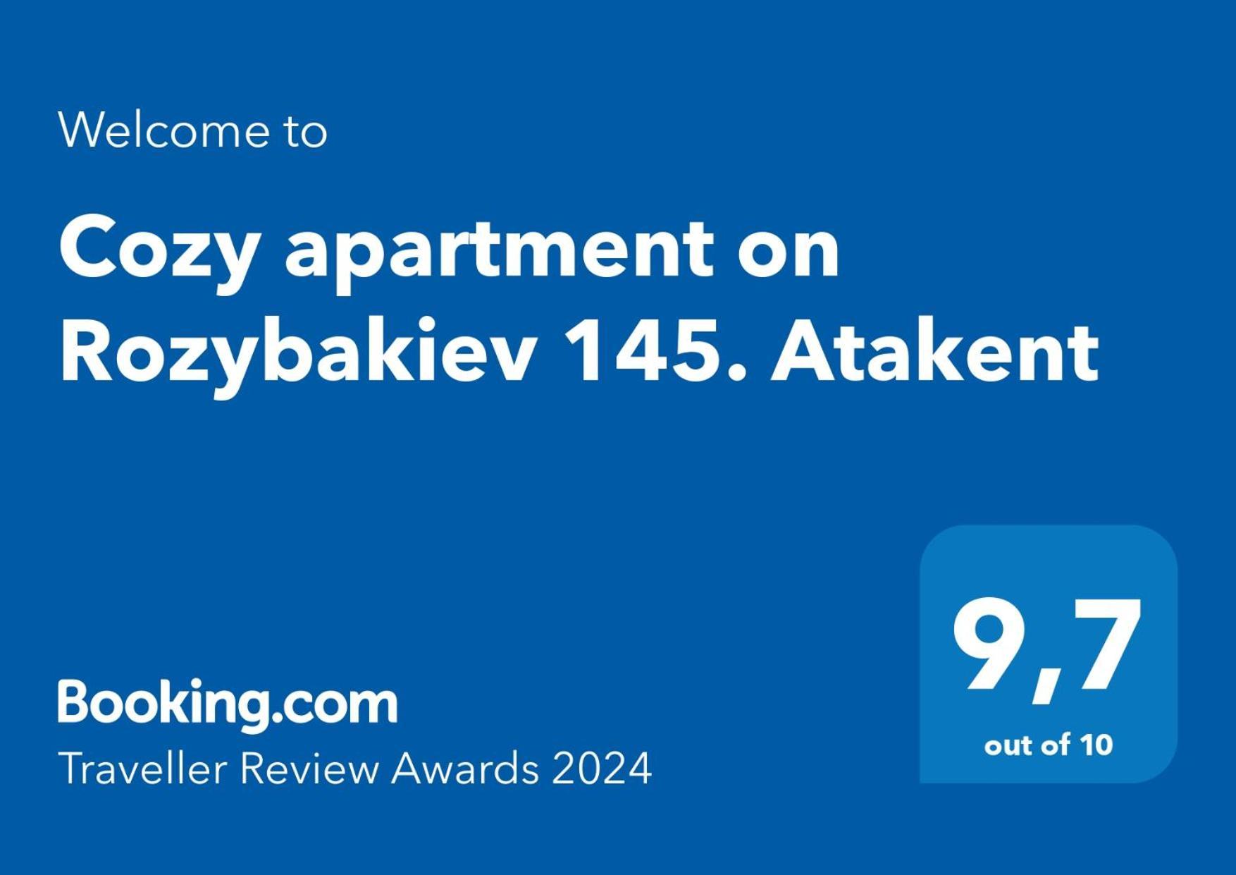 אלמטי Cozy Apartment On Rozybakiev 145. Atakent מראה חיצוני תמונה